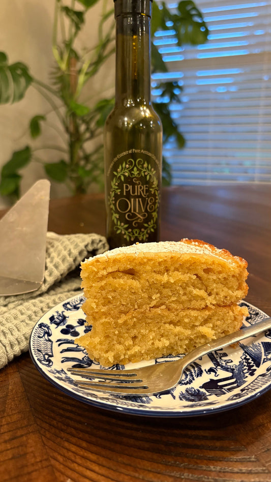 Olive Oil Cake by Julie Parkis @homeawaycafe