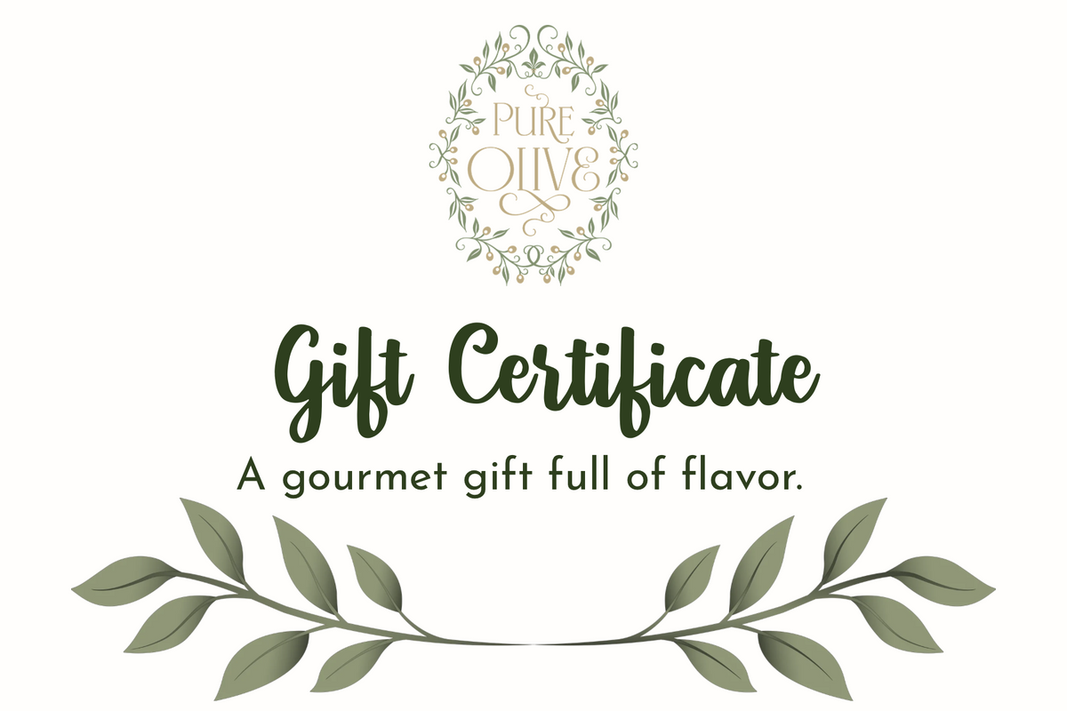 Pure Olive Gift Certificate