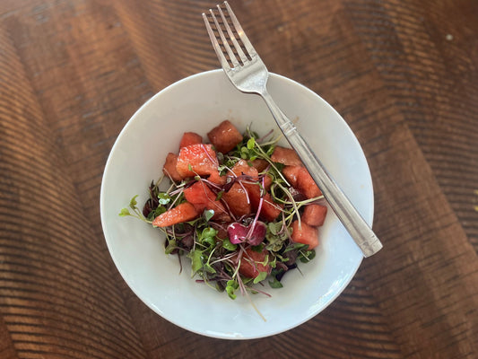 Microgreens with Watermelon