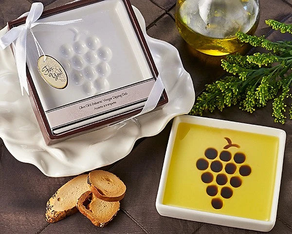 Artisano Olive Oil and Balsamic Vinegar Dipping Plate